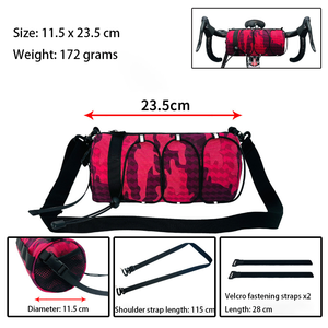 Sac de guidon de <span class=keywords><strong>vélo</strong></span> de grande capacité 2,4 L, sac rond imperméable pour <span class=keywords><strong>vélo</strong></span> de montagne et de route, accessoires de cyclisme - Product Image 4