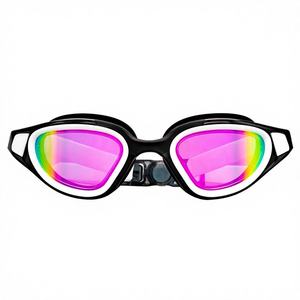 Lunettes de natation polarisées en PC, électro-plaquées, anti-UV, étanches, anti-buée, unisexes pour adultes - Product Image 1