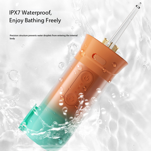 Irrigador Bucal Eléctrico Portátil Recargable por USB, de Plástico, con Certificación IPX7, para Limpieza Dental, 3 Niveles de Presión - Product Image 4