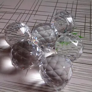 Honhill — lustre en cristal à facettes en boule, pièces de lustre, modèle MH-12761