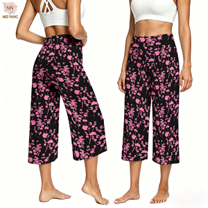 <span class=keywords><strong>Pantalon</strong></span> large à taille haute Meiyang avec broderie personnalisée, <span class=keywords><strong>pantalon</strong></span> de yoga évasé, <span class=keywords><strong>pantalon</strong></span> de détente avec poches, <span class=keywords><strong>pantalon</strong></span> décontracté, vêtements pour femmes - Product Image 6