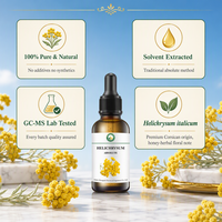 Absolue de Hélichrème Premium (Helichrysum Italicum) Certifiée Naturelle Parfum Floral Conformité Mondiale pour la Formulation de Parfums