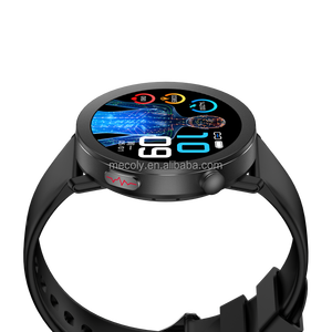 Smartwatch E200 Nero Rotondo con ECG, Ampio Display, Monitoraggio <span class=keywords><strong>Pressione</strong></span> Sanguigna <span class=keywords><strong>e</strong></span> Frequenza Cardiaca, Dispositivo Indossabile Bluetooth - Product Image 6
