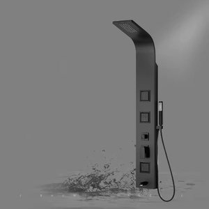 Panneau <span class=keywords><strong>de</strong></span> <span class=keywords><strong>douche</strong></span> durable en acier inoxydable finition noire mate Ensemble <span class=keywords><strong>de</strong></span> <span class=keywords><strong>douche</strong></span> <span class=keywords><strong>de</strong></span> salle <span class=keywords><strong>de</strong></span> bain <span class=keywords><strong>Colonne</strong></span> <span class=keywords><strong>de</strong></span> <span class=keywords><strong>douche</strong></span> vente chaude avec jets <span class=keywords><strong>de</strong></span> corps - Product Image 5