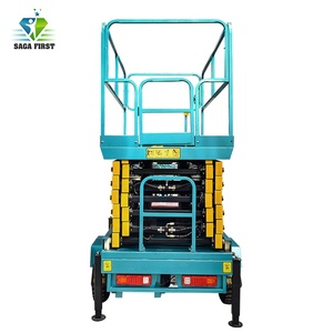 SAGA FIRST <span class=keywords><strong>Economy</strong></span>-triciclo eléctrico compacto Elevador de tijera hidráulico móvil Elevador de carga de almacén - Product Image 2