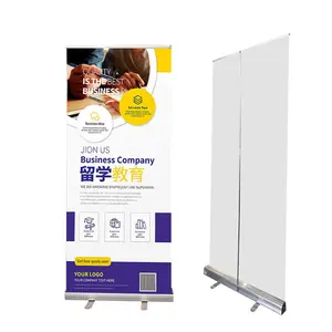 Pantalla de un solo lado imagen personalizada al aire libre Optima Display Rack Pull Ups retráctil Roller banner standee Roll Up Banner Stand