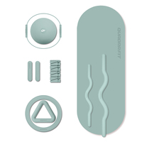 Kit de Pilates Écologique et Durable en Gros : Ensemble d'Accessoires pour Entraînement à Domicile, Anneau de Pilates, Bandes de Résistance, Ballon d'Exercice, Sac EVA