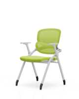 Chaises de formation commerciales empilables et pliables, chaises de conférence modernes pour bureau, vente en gros, tablette d'écriture optionnelle, directement de l'usine