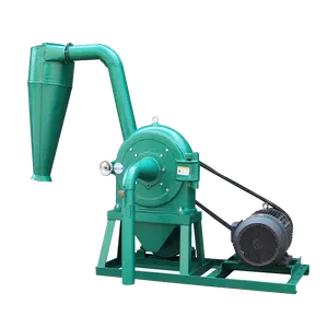 Feeding corn mill machine rice maize grass soybean bean powder multifunctional feed processing disc milling grinder machine