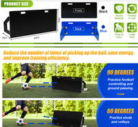 Équipement de football d'entraînement de planche de rebondisseur de football portable avec logo personnalisé gratuit pour adultes et enfants