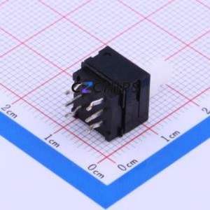 SPPH130100 <b>Push</b> <b>Button</b> <b>Switch</b> Through hole Component (THT) <b>Switch</b> Self-Locking Square Plunger Through Hole 100mA - Product Image 2
