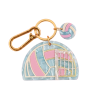 Breloque de sac en acrylique sportif, porte-clés multi-sports (baseball, golf, bowling, tennis de table, badminton), pendentifs mignons, cadeau pour les amateurs de sport