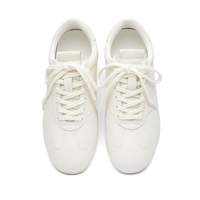 Baskets décontractées sportives de luxe pour hommes en cuir véritable, confortables, semelle antidérapante, à lacets, toutes saisons, tendance mode imprimée