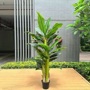 Grand Arbre <span class=keywords><strong>Bananier</strong></span> Artificiel Moderne Haut de Gamme en Plastique, Durable, Écologique et Résistant à l'Eau pour Décoration Intérieure - Product Image 2