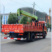 Camion-grue Grain Depot pour l'installation d'équipements de stockage de céréales, de levage de grans-secours et de logistique agricole