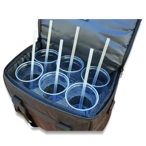 Custom EVA <b>Foam</b> Cup Holder Insert High Density Shockproof Cushioning Tray <b>for</b> Transporting Hot Cold Drinks 6 Cups Custom Size - Product Image 6