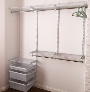 Optima Hot <strong>Sale</strong> the <strong>Cheapest</strong> Price Open <strong>Wardrobe</strong> Bedroom Iron Metal Frame Whole House Customization Closet - Product Image 1