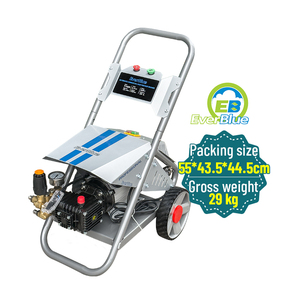 Профессиональная индукционная мойка высокого давления 2200 Вт на тележке, 100 Бар, 13 л/мин, 2.3 GPM, с функцией автоматического запуска/остановки, водяной пистолет - Product Image 6