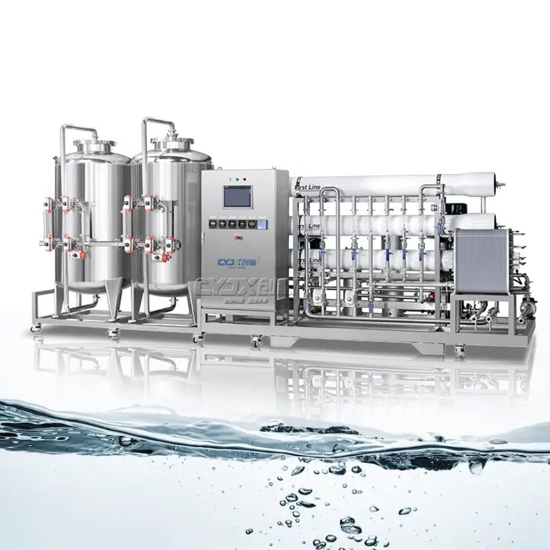 CYJX 500l Ph Two Stage Water Treatment Equipment Manufacturer Stainless Steel Ro Filter Reverse Osmosis Water Purifier