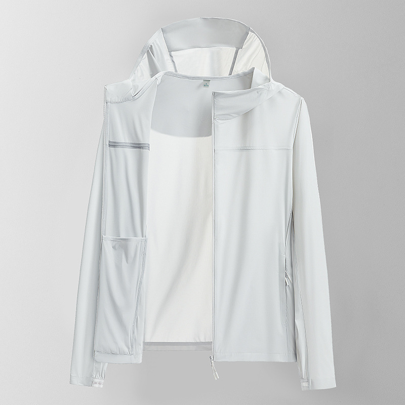 Gris clair-hommes [haute protection solaire upf50 + 7a antibactérien]
