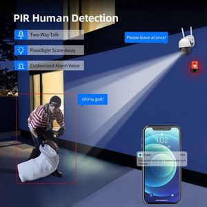 Cámara PTZ Inteligente <span class=keywords><strong>Wifi</strong></span> de Doble Lente 4MP con Zoom 8X, Resistente al Agua IP66, Cámara de Vigilancia <span class=keywords><strong>Wifi</strong></span> de Calidad, Cámara IR para Exteriores - Product Image 6