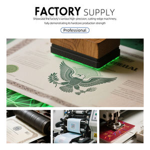 Doucment Logo sertifikası kağıt özel için profesyonel yüksek güvenlik görünmez Uv sertifikası ekran baskı hizmeti - Product Image 5