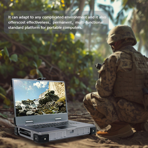 Pantalla táctil DDR4 de chasis de aleación de IA para computadora portátil industrial de 15,6 pulgadas compatible con Intel Core I3/i5/<span class=keywords><strong>i7</strong></span> Series <span class=keywords><strong>CPU</strong></span> Stock de computadora resistente - Product Image 3