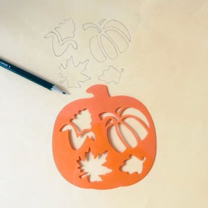 ชุดลายฉลุพลาสติก PVC สำหรับเด็กทำมือสำหรับวันขอบคุณพระเจ้าเป็นมิตรต่อสิ่งแวดล้อม - Product Image 3