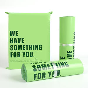 Bolsa de correo autoadhesiva resistente a los golpes, envoltura verde personalizada acolchada, bolsa de correo biodegradable ecológica, envío de plástico - Product Image 1