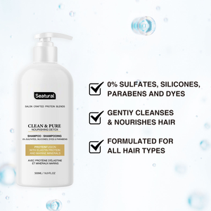 Champú Clarificante <span class=keywords><strong>Exfoliante</strong></span> y Nutritivo para Cuero Cabelludo <span class=keywords><strong>Graso</strong></span>, Champú Anti-Residuos de Marca Privada - Product Image 4