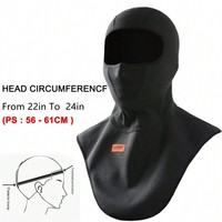 Cagoule de moto d'hiver Masque complet de motocross Hommes Cagoule de moto coupe-vent Plus Velvet Warm Liner Under helmet