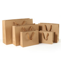 Sacs en papier kraft recyclé de luxe, écologiques, imperméables, de haute qualité, taille personnalisée, impression offset, coton, pour exposition, Ching TA