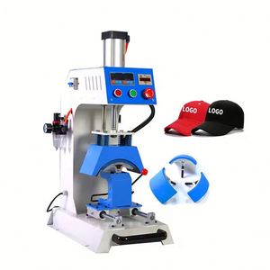 Heat Transfer Press Machine 4in1 Pneumatic Semi-Automatic Hot Stamping <b>Printer</b> 230x100mm Cap Cup T-Shirt Leather Logo Can - Product Image 3