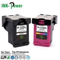 INK-POWER Car touche Black Bulk Ink Überholte Patrone für HP123 für HP 123 Deskjet-Drucker