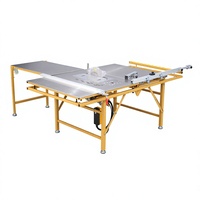 Nouvelle scie à table JT180S pour le travail du bois, scie de précision sans poussière, petite scie à table sur chariot spécialisée pour le travail du bois.