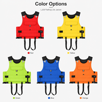 Gilet de flottabilité en néoprène 120-150N pour activités commerciales de rafting en eaux vives, avec patchs réfléchissants pour kayak et canyoning