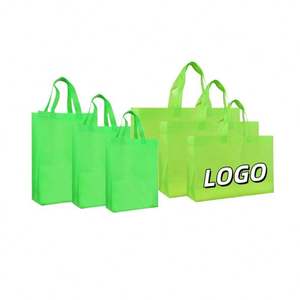 Bolsa de Compras Reutilizable Ecológica con Asas y Logotipo Personalizado, Bolsa de Regalo de Navidad, Bolsa Promocional para Compras Minoristas - Product Image 2