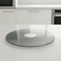 6 mm Glas-Bankett-Tischplatte Gehärtetes Glas Drehbare Lazy Susan Drehplatte