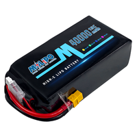 Аккумулятор LiPo Molipo HR06300 6SC 22.2V 40000mAh с высокой скоростью разряда для FPV-дронов, лодок и игрушек