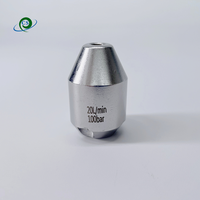 Buse rotative de nettoyage de canalisations en acier inoxydable 1/4'' femelle 80-300 bars, buse de lavage haute pression 20L pour déboucher les canalisations d'égout