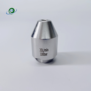 1/4 "hembra 80-300bar SS limpieza de tuberías Jetter boquilla giratoria 20L lavadora de alta presión boquilla de alcantarillado para desbloquear tuberías de alcantarillado - Product Image 1