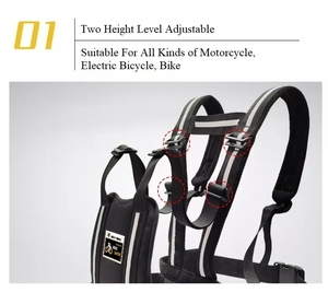 Enfants Harnais Sangles De Sécurité Bébé Équitation Ceinture De Sécurité pour Moto Scooter - Product Image 5