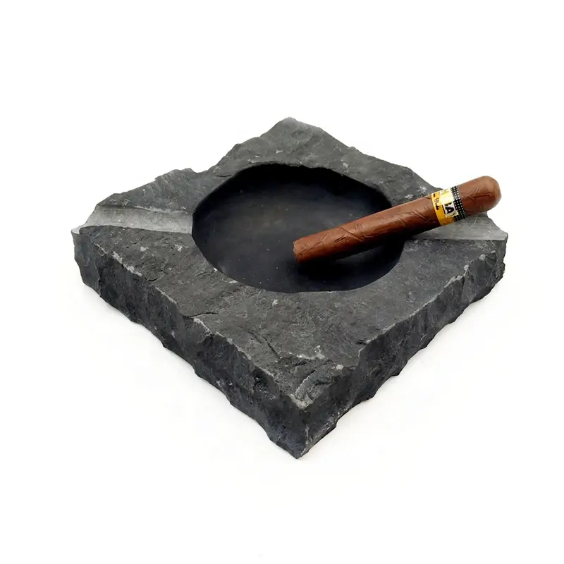 Cendrier pour cigarettes Nanwei Stone Natural Custom Irregular Creative Marble Granite Cigarette