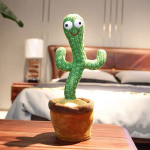 <span class=keywords><strong>Poupée</strong></span> Cactus en peluche à lumière LED, jouets parlant et chantant, jouets pour filles et garçons - Product Image 6