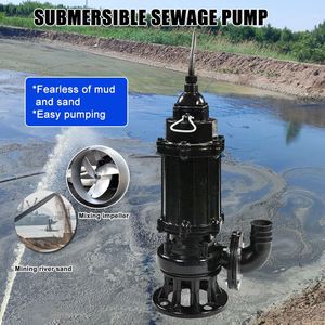 OEM Accepted Cast Iron Non-clogging High Efficiency Explosion Proof Submersible Sewage <b>Pump</b> for Municipal Engineering - Product Image 6