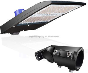 USA Stock ETL DLC parking lot area pole lighting qualified aluminium street shoe box light led for garden parking lots led road