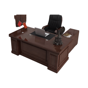 Scrivania Direzionale Moderna Modulare in Legno con Mobile per Studi di Contabilità e Uso Domestico - Product Image 3