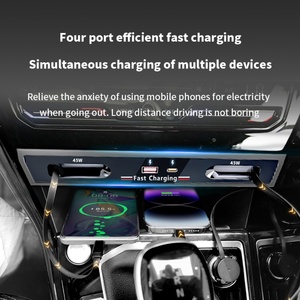 2020-2025 Car Modification Car <b>Charger</b> Wired Fast Charging Docking Station Suitable for Volkswagen Tayron - Product Image 3