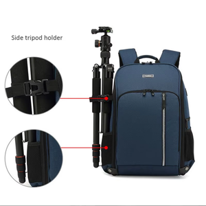 Sac à dos pour appareil photo numérique, sac de luxe pour appareil photo sans miroir, étui imperméable en Oxford, support de trépied, épaule, extérieur - Product Image 3