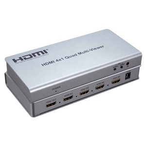 HDMI Quad Multiviewer 4 × 1 4 in1 Out HDMI Quad Screen Splitter/ QUAD MultiviewerとIR Control - Product Image 1